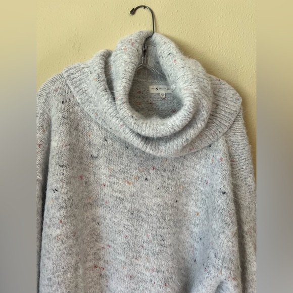 Lou & Grey for LOFT Ladies Speckled Confetti Cowl Neck Soft Sweater XXL - Picture 3 of 14